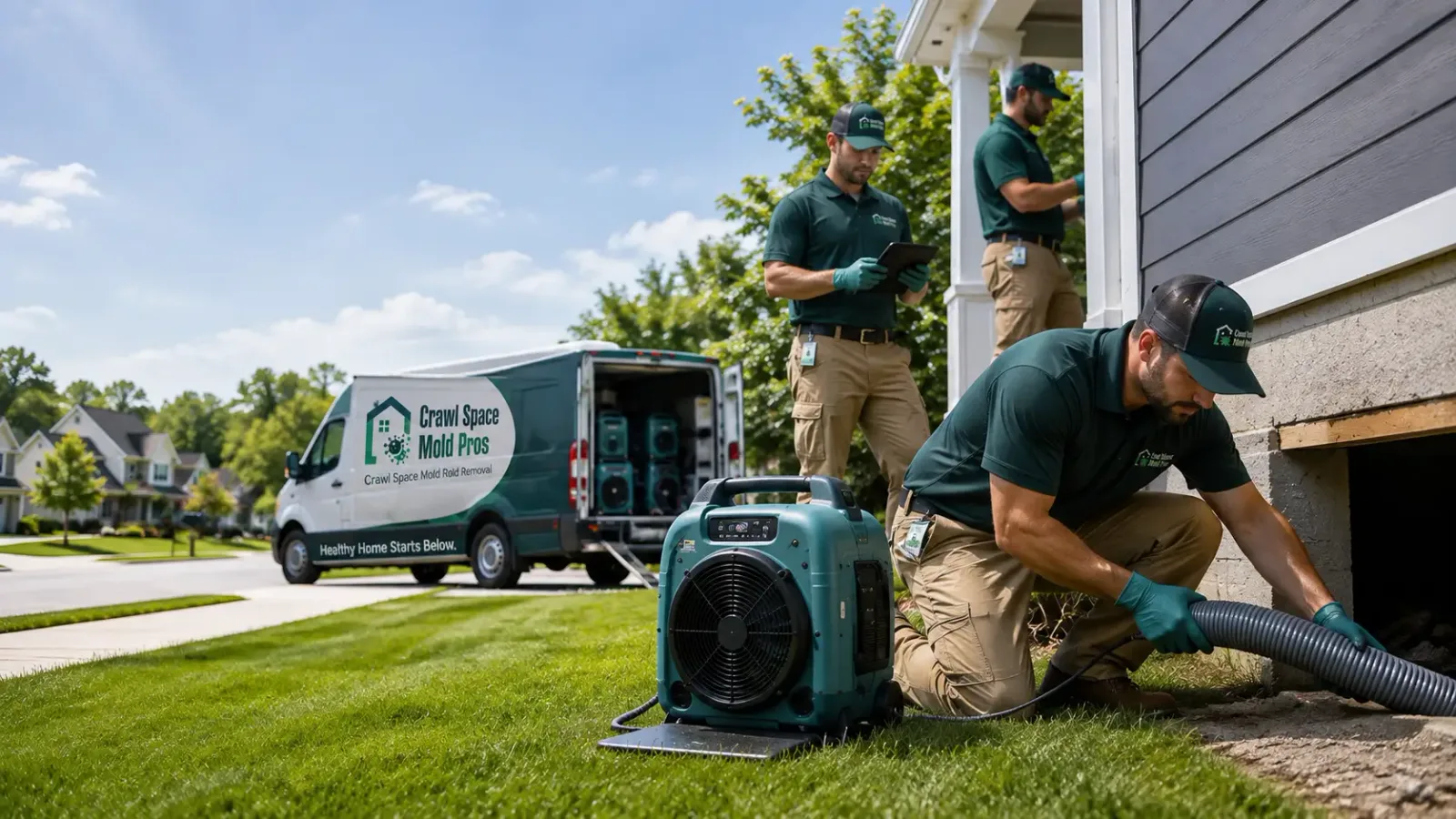 Crawl Space Mold Removal in Afton, IA